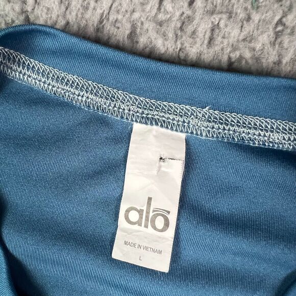 Blue Long Sleeve Men's Shirt - Picture 3 of 6